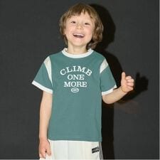 【カイテキ天竺】バイカラープリントTシャツ