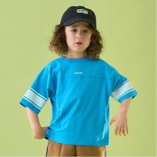 【前後どちらでもOK!】【カイテキ天竺】ラインプリントTシャツ