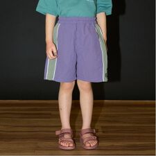 サイド切替え4分丈パンツ