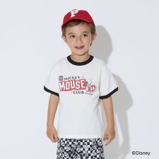 【Disney】【カイテキ天竺】アソートプリントリンガーTシャツ