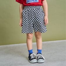 【ストレッチで動きやすい】アソート総柄４分丈パンツ