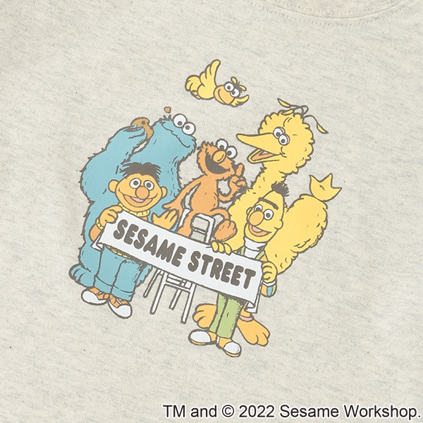 SESAME STREET】マルチカラー長袖T | プティマイン(petit main) | 9521207 | ファッション通販 マルイウェブチャネル