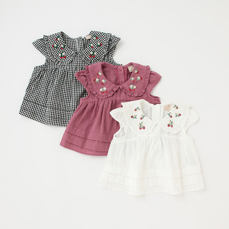 イチゴ刺しゅうブラウス | プティマイン(petit main) | マルイウェブ  