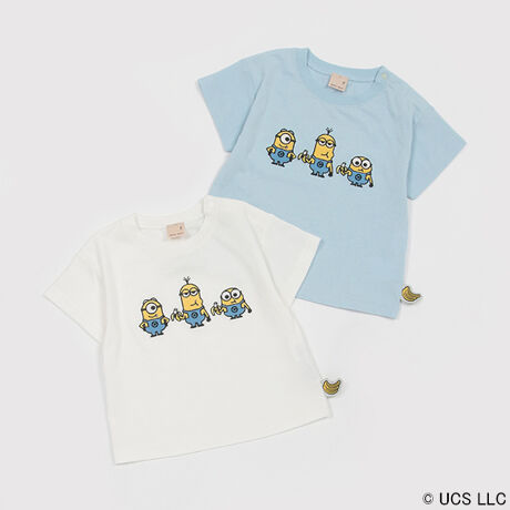 ミニオン】アップリケTシャツ プティマイン(petit main) マルイウェブチャネル