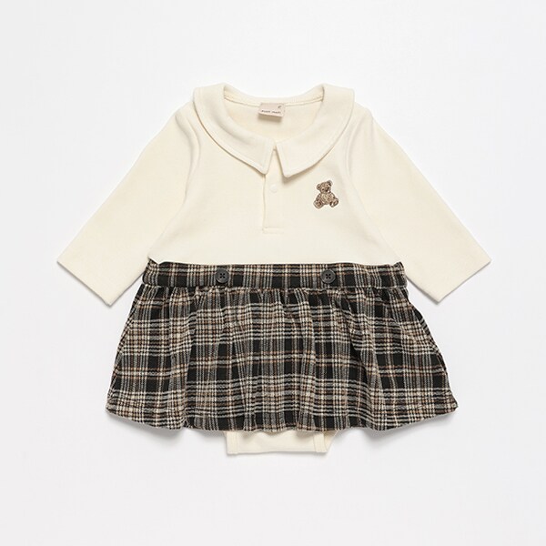 襟付スカート付きロンパース | プティマイン(petit main) | マルイ