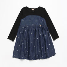 【リンク】リボン刺繍ワンピース