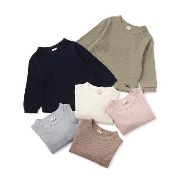 GOODPRICE】ワッフル長袖Tシャツ | プティマイン(petit main) | マルイ