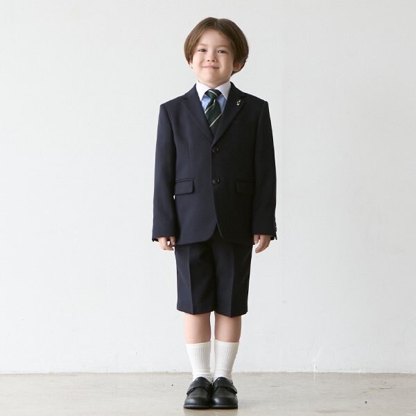 ★美品★紺JK＋ショートパンツセット120cm プティマイン 紺JK＋ショートパンツセット | プティマイン(petit main) | マルイ