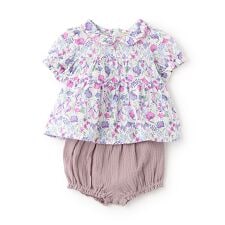 花柄チュニックパンツセット