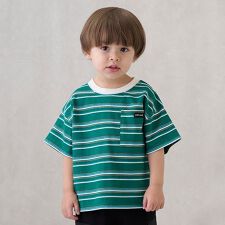 【防汚加工】マルチボーダー半袖Tシャツ