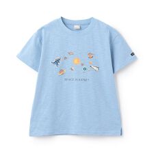 【WEB限定】【防汚加工】宇宙グラフィックTシャツ | プティマイン(petit main)