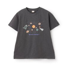【WEB限定】【防汚加工】宇宙グラフィックTシャツ | プティマイン(petit main)