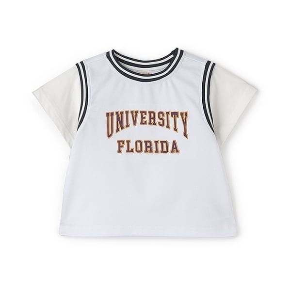 【接触冷感】ユニフォームドッキング半袖Tシャツ