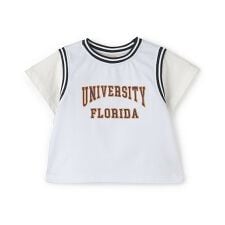 プティマイン(petit main)の【接触冷感】ユニフォームドッキング半袖Tシャツ