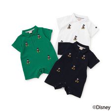 【Disney】刺しゅうポロカバーオール | プティマイン