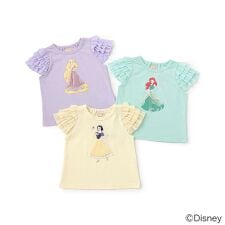 【Disney】袖チュールグラフィックT | プティマイン