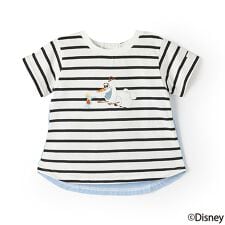 【Disney】オラフアップリケTシャツ
