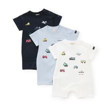 【リンク】働く車刺しゅうカバーオール | プティマイン
