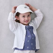 プティマイン(petit main)の【UVカット/接触冷感】カーディガン