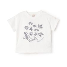 【接触冷感】海刺しゅう半袖Tシャツ