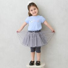 【接触冷感】5分丈レギつきチュールSK
