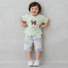 総柄ハーフパンツ