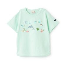 海の生き物刺しゅう半袖Tシャツ