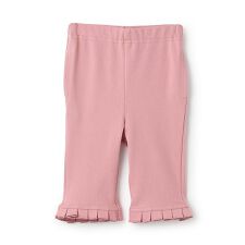 【接触冷感】7分丈タックフリルパンツ