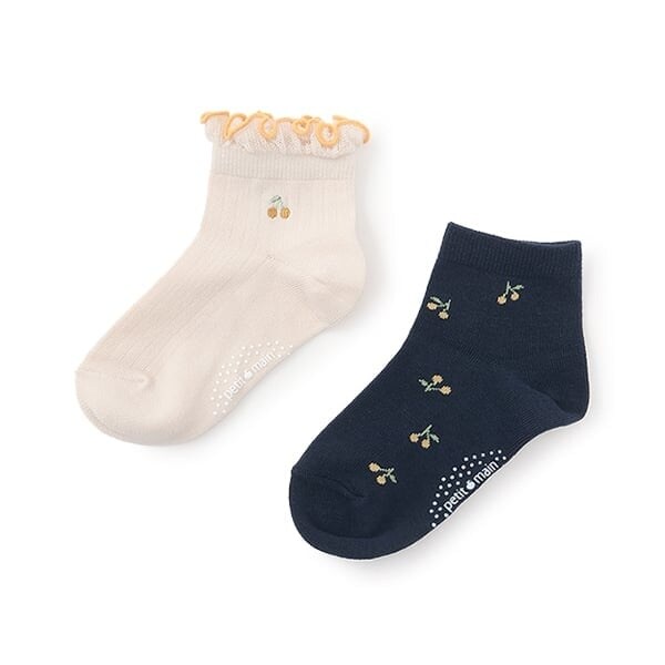 GIRLS吸水速乾ソックス2P | プティマイン(petit main) | マルイウェブ