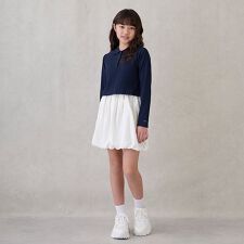 【リンク】衿ロンTバルーンスカートセット(ジュニア)