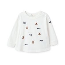 プティマイン(petit main)の【POLO BCS】モチーフ刺繍長袖Tシャツ