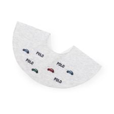 プティマイン(petit main)の【POLO BCS】モチーフ刺繍スタイ