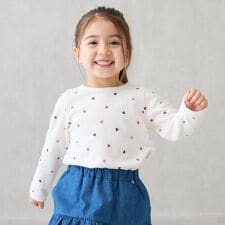 プティマイン(petit main)の【プティプラ】GIRLS長袖T