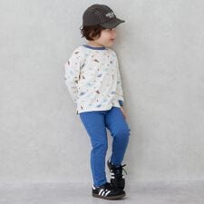 プティマイン(petit main)の【プティプラ】BOYS10分丈レギンス