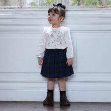 プティマイン(petit main)の【リンク】プリーツスカパン