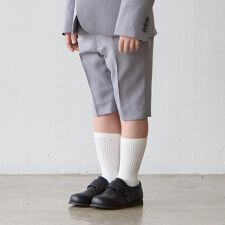 刺繍クルーソックス