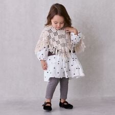 プティマイン(petit main)の【シアバター】ジャガードレギンス