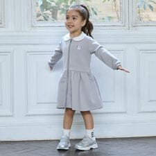 プティマイン(petit main)の【バレエ】前あき衿ワンピース