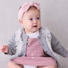 プティマイン(petit main)の【リンク】チュールフリルカットカーディガン