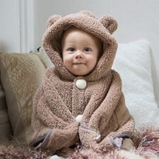 プティマイン(petit main)の【抗菌防臭】2WAYアニマルボアケープ