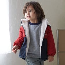 【洗える】リバーシブル切替ブルゾン