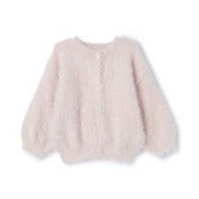 プティマイン(petit main)の【リンク】シャギーニットカーディガン