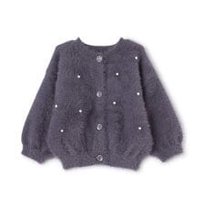 プティマイン(petit main)の【リンク】シャギーニットカーディガン