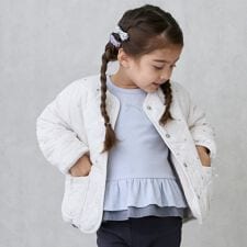 プティマイン(petit main)の【リンク】箔プリントリバーシブルジャケット