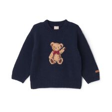 プティマイン(petit main)の【フワもちっと】くまニットプルオーバー