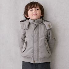 【洗える】MA1風フード取外ジャケット