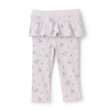 【スマイル/防汚加工】フリルカットロングパンツ