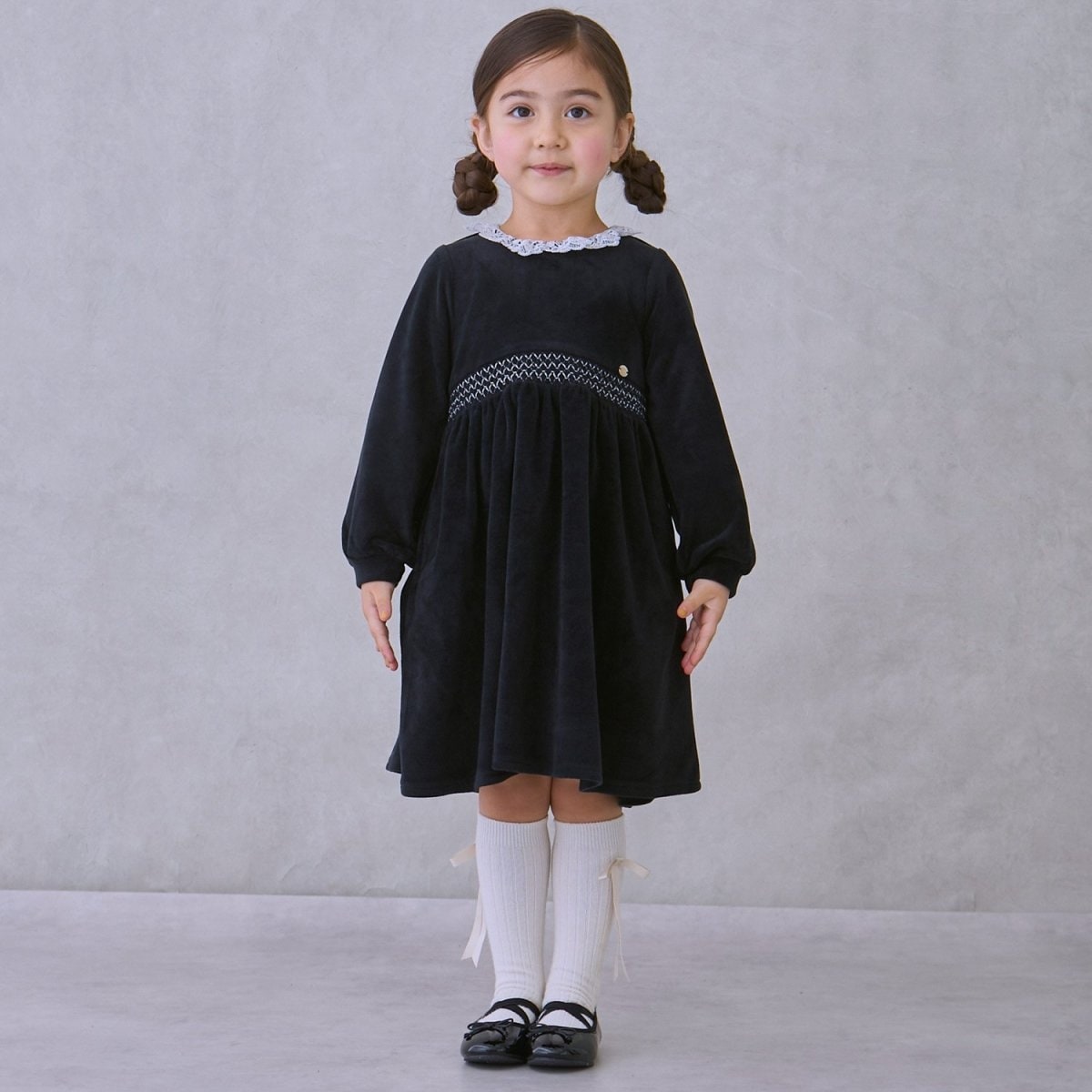 petit main花柄ワンピース ベスト付き 110・フリー・80 3点セット petit main花柄ワンピース ベスト付き 110・フリー・80 3点セット