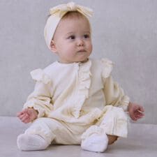 プティマイン(petit main)のアソート前フリルカバーオール