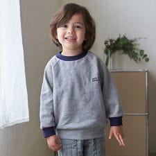 【GOODPRICE】裏起毛衿配色トレーナー